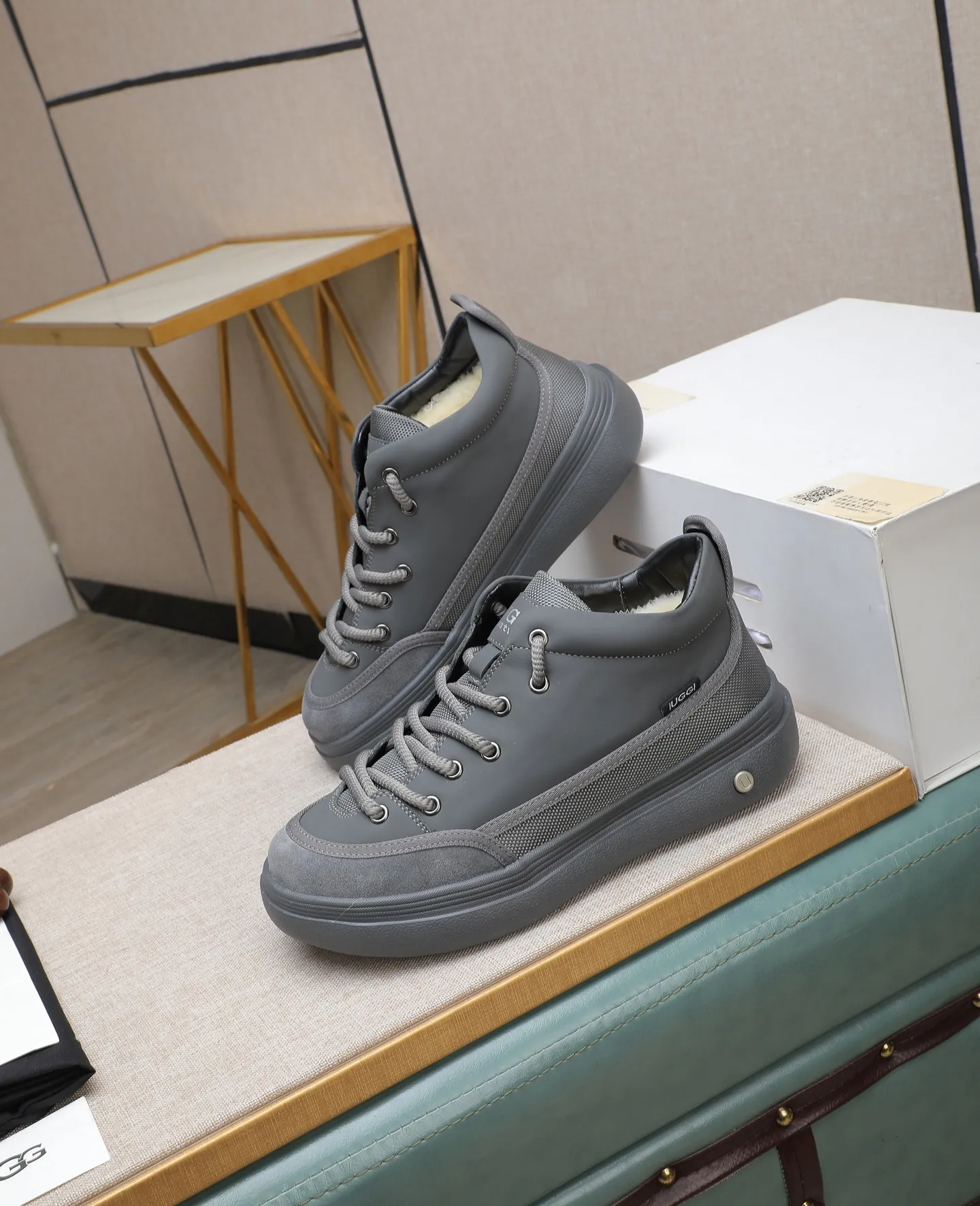 Men's shoes 💰660 IUGGI new retro presbyopia men's shoes, casual and versatile, full of high-end sense, fashionable, luxury and personalized style, joint style, retro presbyopia factor, full of handsome style, first layer suede cowhide, lining wool, rubber outsole, light and non-slip size: 39-44